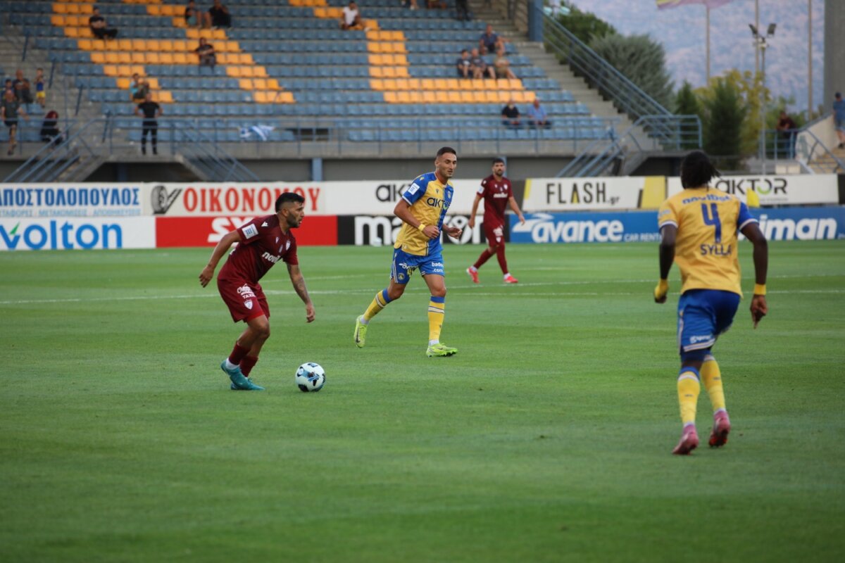 Αστέρας - ΑΕΛ 2-2: Στο φινάλε με Πασά έσωσε τον βαθμό της ισοπαλίας